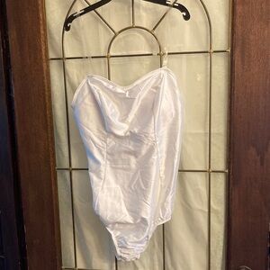 Elegant White Women's Leotard
